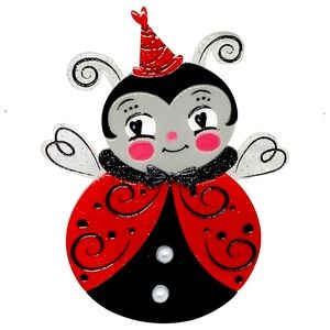 Little Love Bug Brooch by Johanna Parker x Lipstick & Chrome